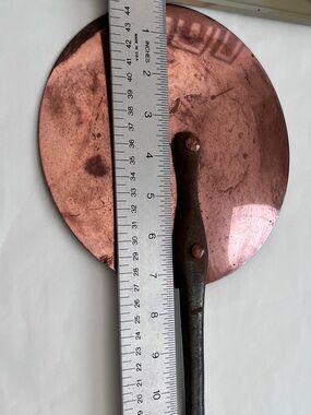 Vintage Copper Splash LId 7" with Handle